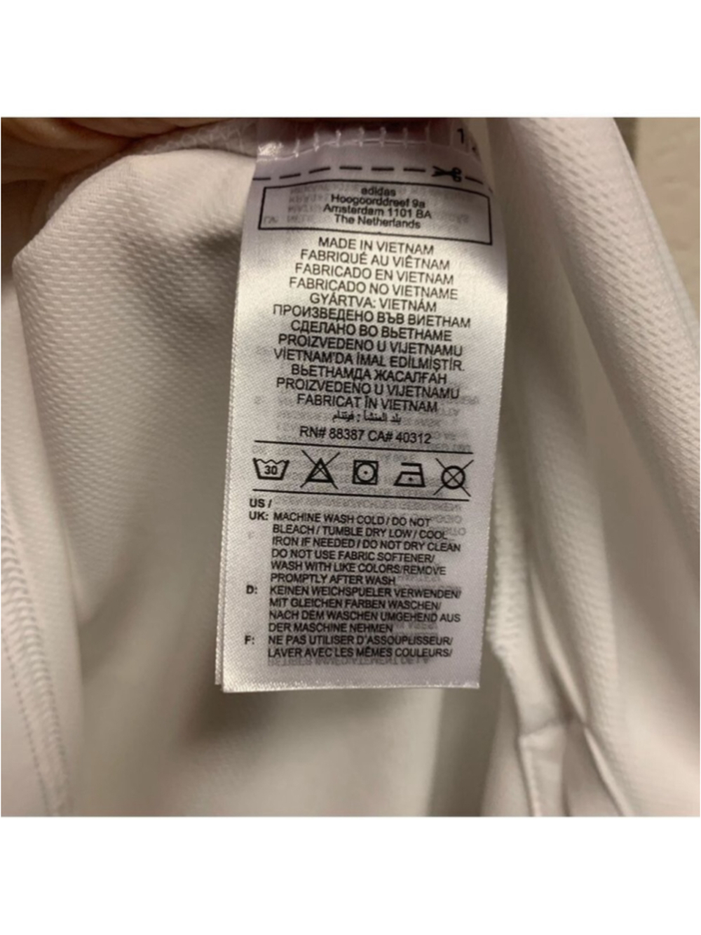 Adidas golf white polo short sleeve athletic sporty breathable mens size XL NEW - Picture 10 of 15
